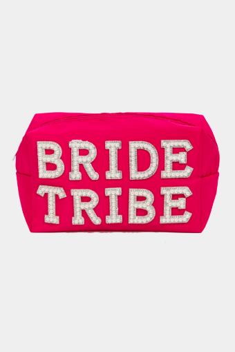 Bride Tribe Travel Pouch #0 default Fuchsia thumbnail