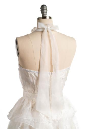 Sophie Halter Neck Tie Mini #6 White thumbnail